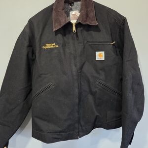 Vintage Carhartt J01 BLK USA Blanket Lined Detroit Jacket Size 40 REG